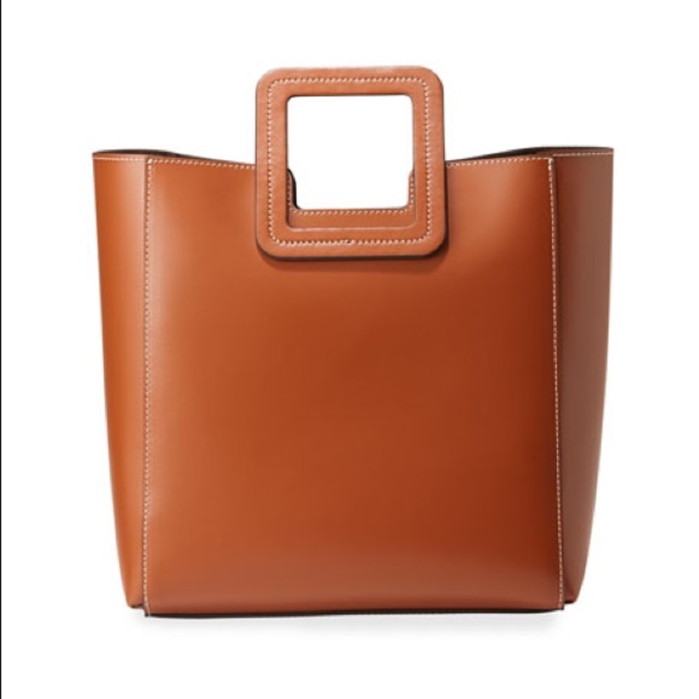 Staud Shirley Two-Piece Leather Tote Bag - Picture 2 of 9
